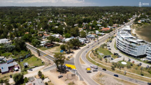 La rotonda de la avenida Julio Sosa mejora la fluidez del tránsito en el área de El Tesoro