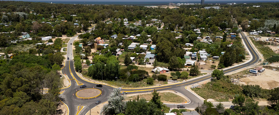Vista aérea del barrio El Tesoro.