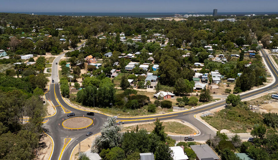 Vista aérea del barrio El Tesoro.