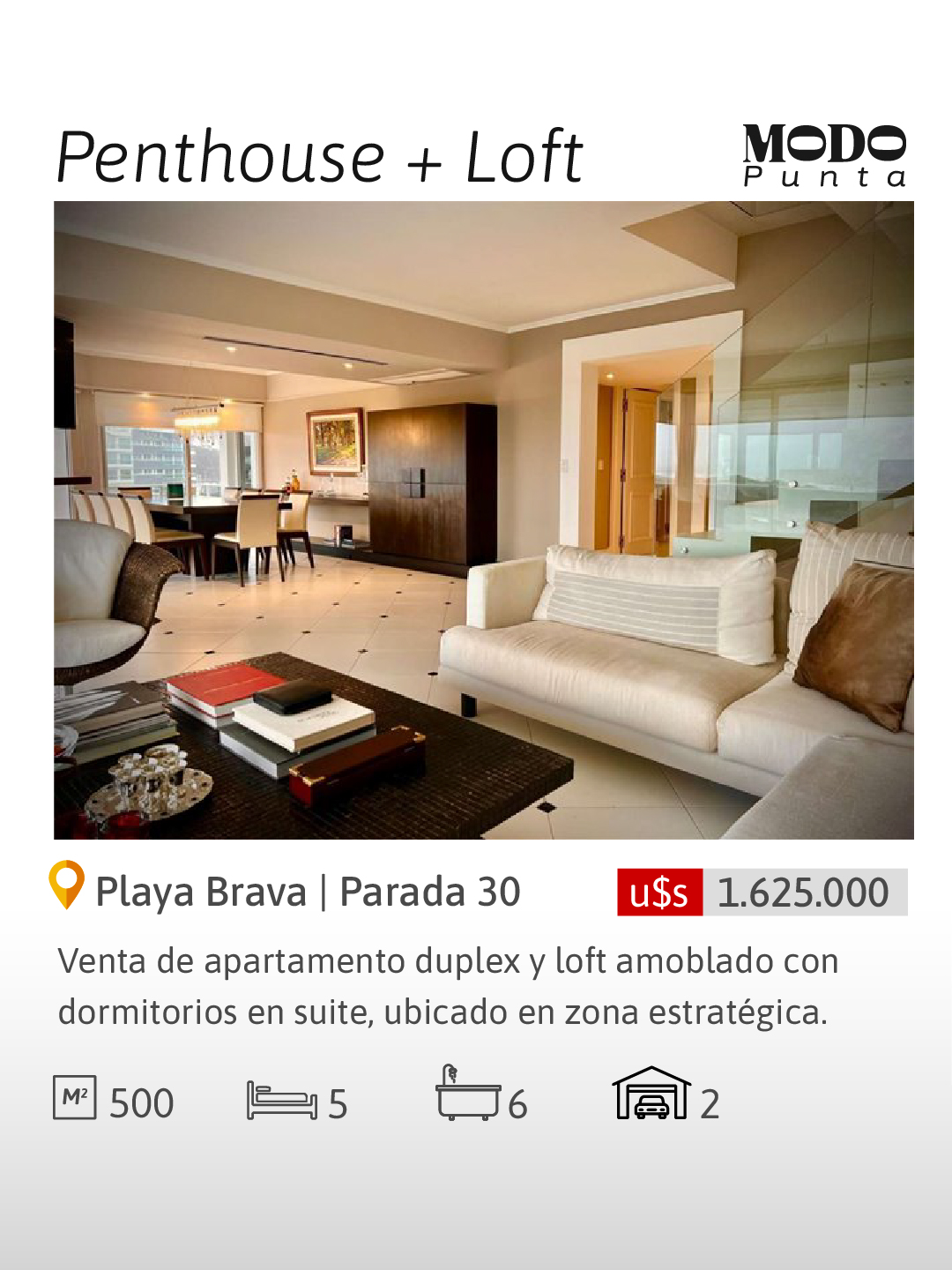 Propiedades en venta Punta del Este - Modo Punta