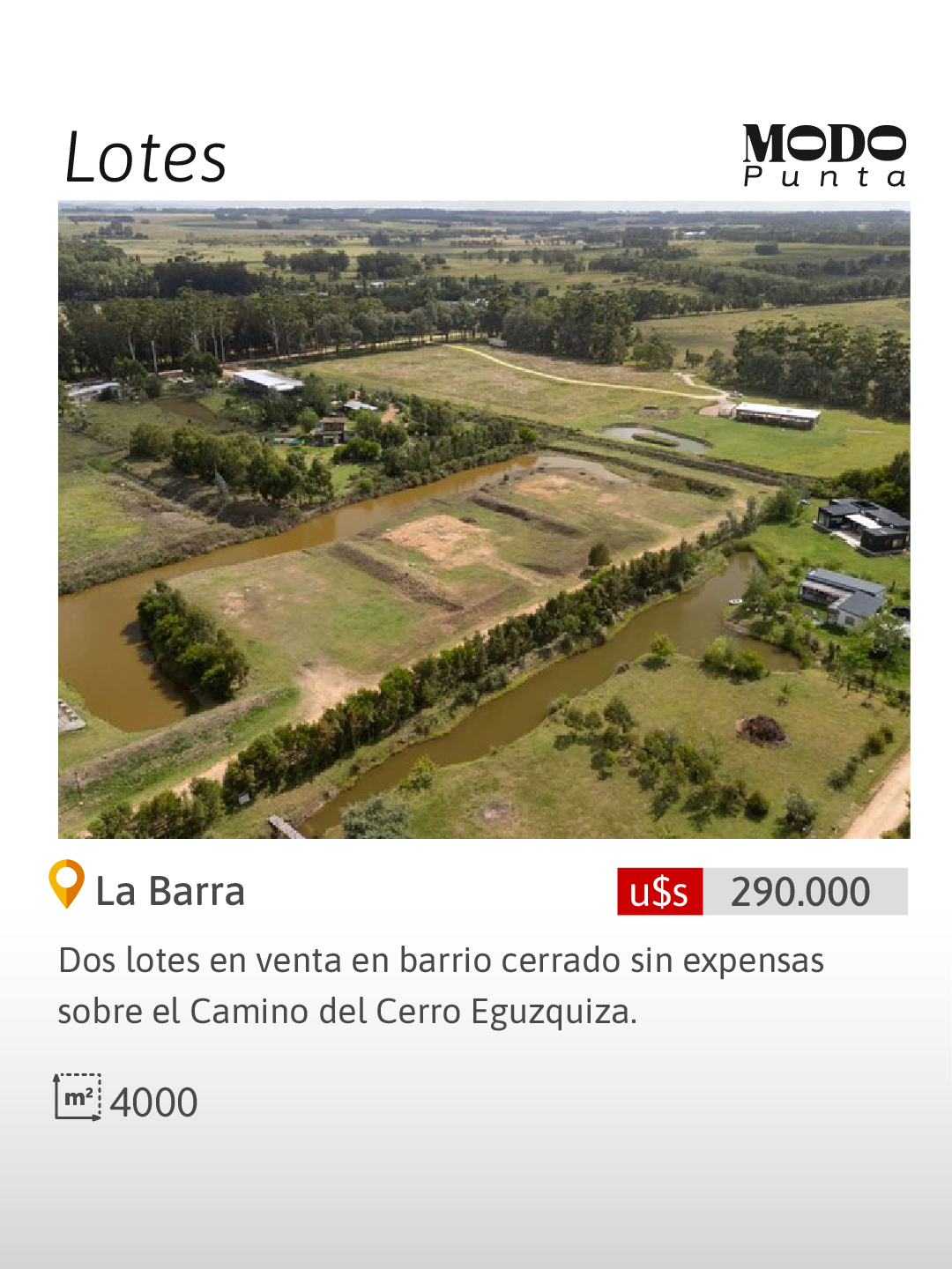 Propiedades en venta La Barra Punta del Este - Modo Punta