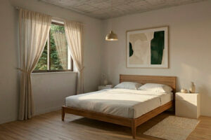 Dormitorio principal con aberturas DVH y excelente aislamiento térmico.