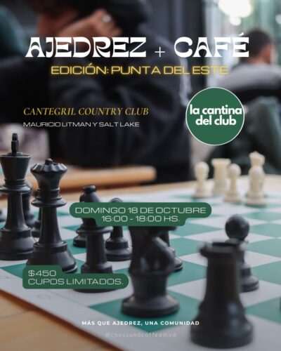 Ajedrez + Café en Cantegril Country Club | Punta del Este