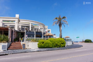 Chill Out: The seaside setting in Punta del Este's Port area where the gathering took place.