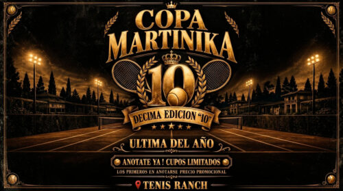 Copa de Tenis Martinika en Tennis Ranch Punta del Este